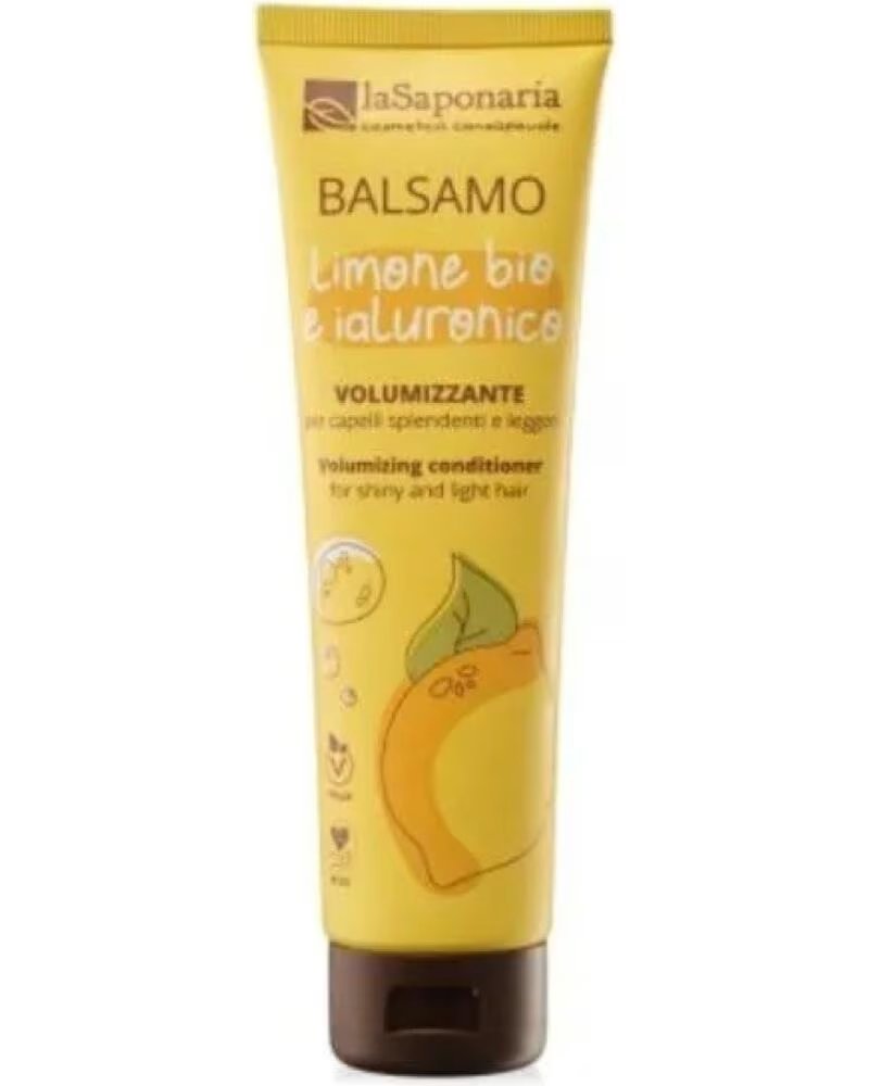 LA SAPONARIA Acondicionador Limon organico y Acido Hialuronico 150ml