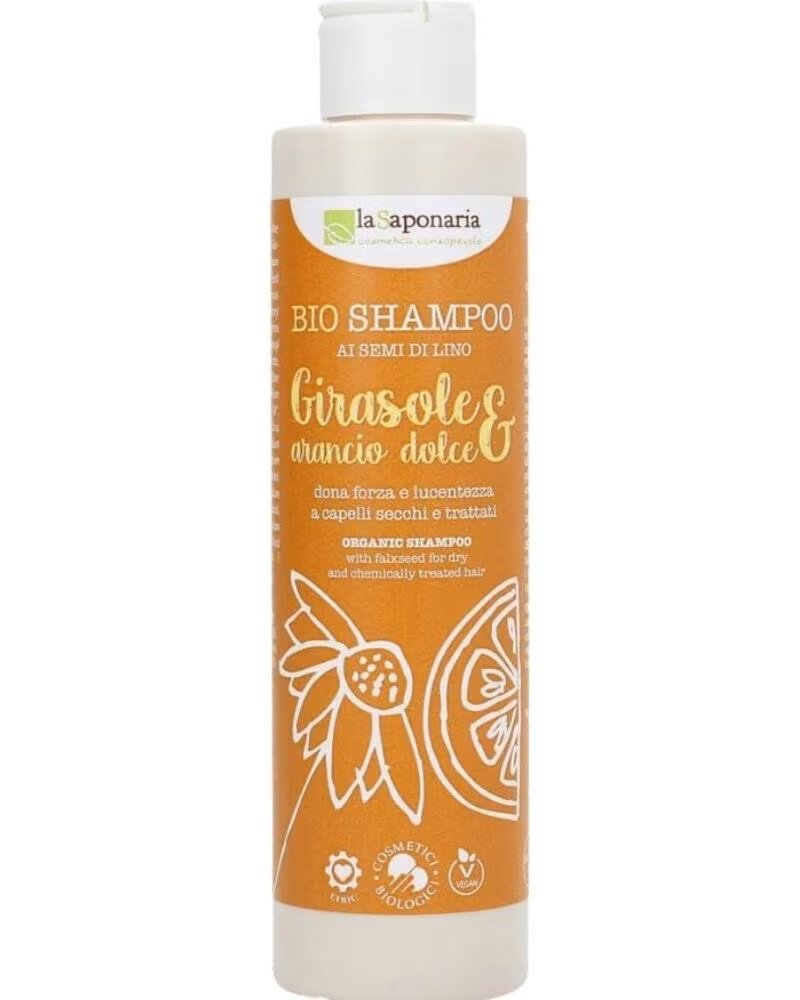 LA SAPONARIA Champu de Girasol y Naranja Dulce 200ml