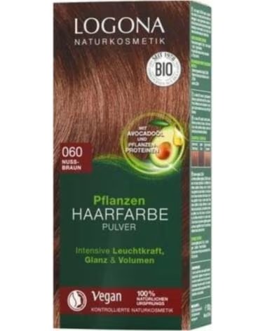 LOGONA Tinte Vegetal Nº060 Nogal Rojizo 100g
