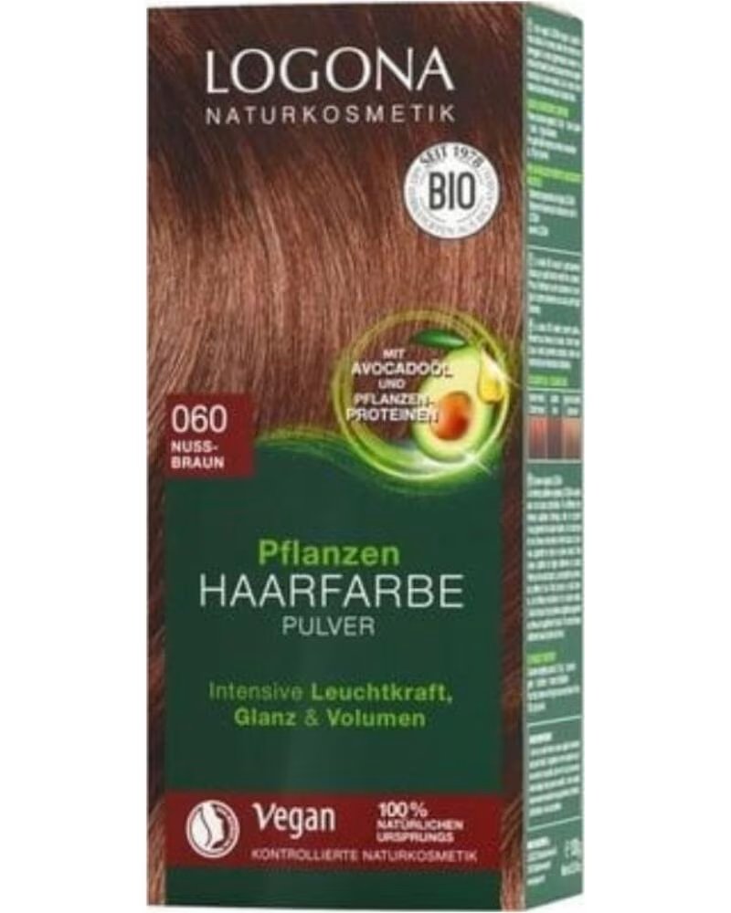 LOGONA Tinte Vegetal Nº060 Nogal Rojizo 100g
