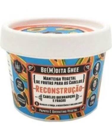 LOLA COSMETICS BeMdita Ghee Mascara Reconstrucão Papaya E Queratina Vegetal 100g