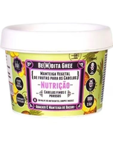LOLA COSMETICS BeMdita Ghee Mascara Nutricao Abacaxi E Manteiga De Bacuri 100g