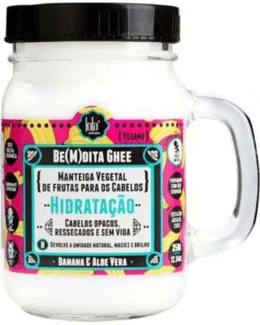 LOLA COSMETICS BeMdita Ghee Mascara Hidratacao Banana E Aloe Vera 350g