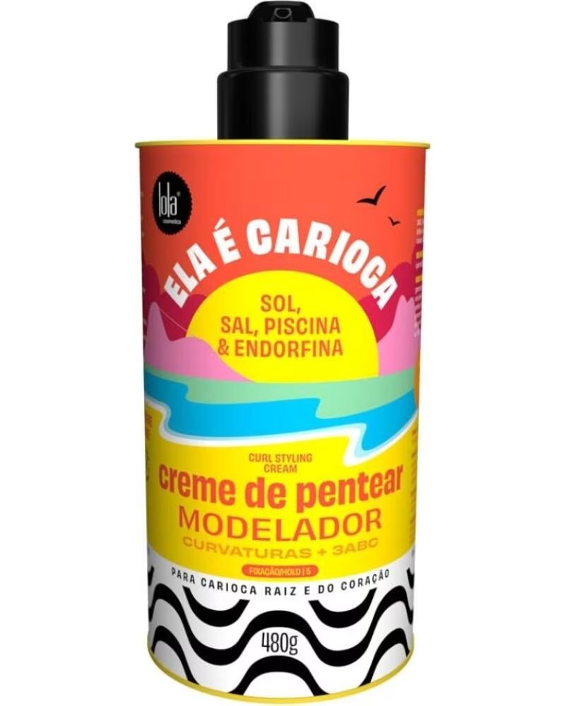 LOLA COSMETICS ELA E CARIOCA FORMGEBENDE STYLING-HAARCREME FÜR WELLIGES HAAR 500ML
