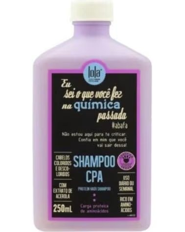 LOLA COSMETICS EU SEI O QUE VOCE FEZ NA QUIMICA PASSADA CHAMPU 250ML