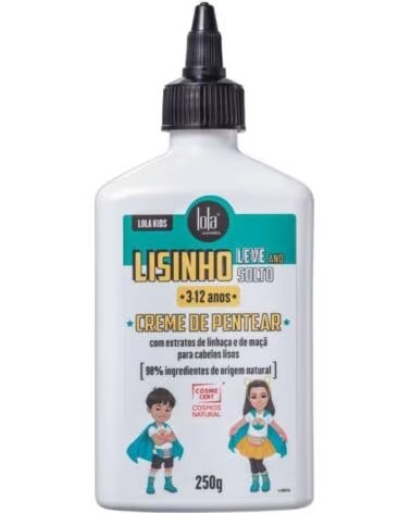LOLA COSMETICS KIDS LISINHO LEVE AND SOLTO CREME DE PENTEAR 250ML