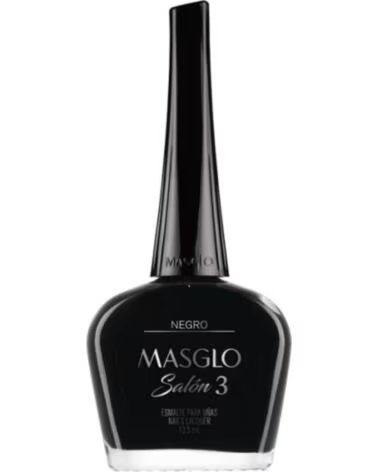 MASGLO Salon Esmalte Negro 13 5ml