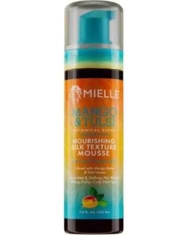 MIELLE ORGANICS Mango and Tulsi Nourishing Silk Texture Mousse 355ml