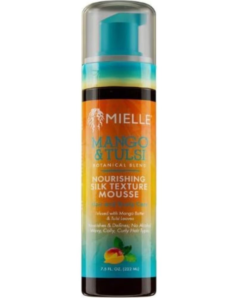 MIELLE ORGANICS Mango and Tulsi Nourishing Silk Texture Mousse 355ml