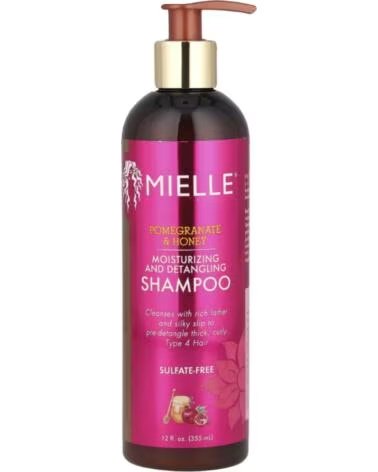 MIELLE ORGANICS Pomegranate and Honey Moisturizing And Detangling Champu 355ml