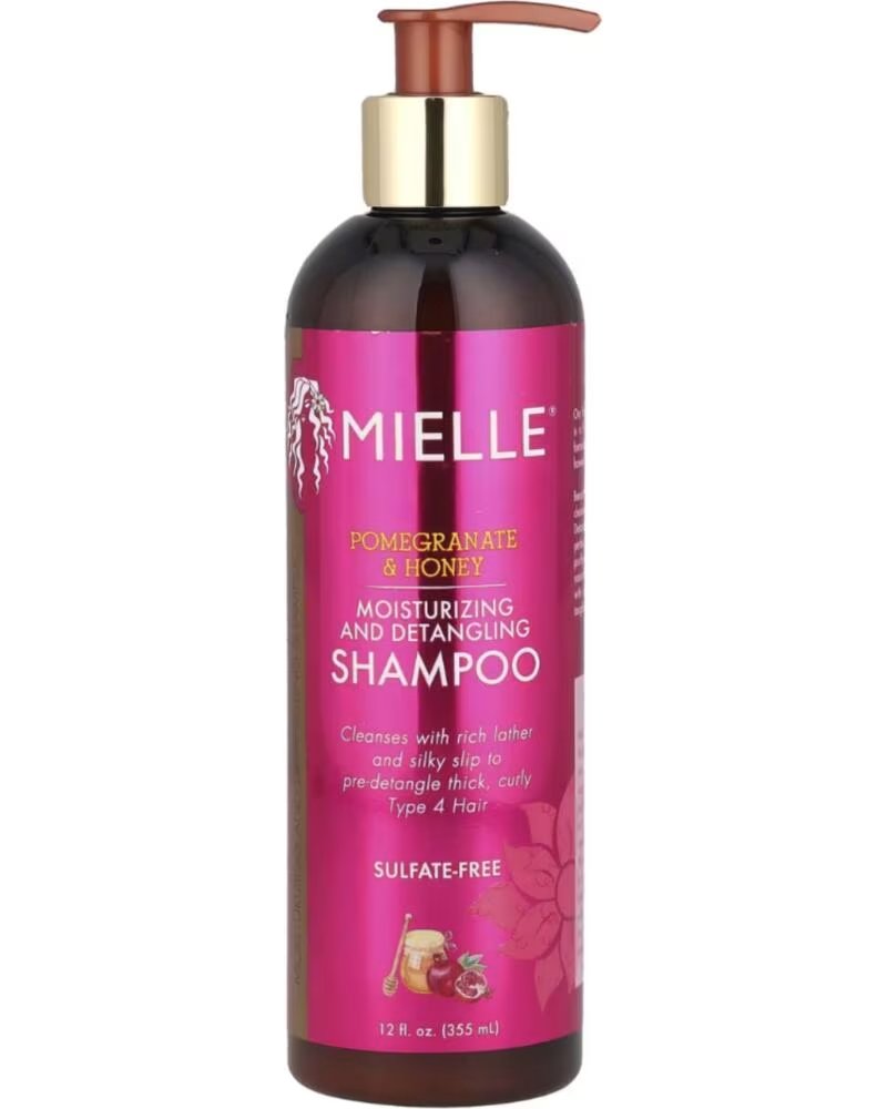 MIELLE ORGANICS Pomegranate and Honey Moisturizing And Detangling Champu 355ml