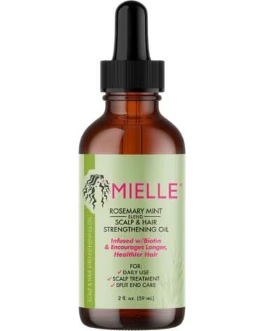 MIELLE ORGANICS Rosemary Mint Scalp and Hair Strengthening Oil 59ml