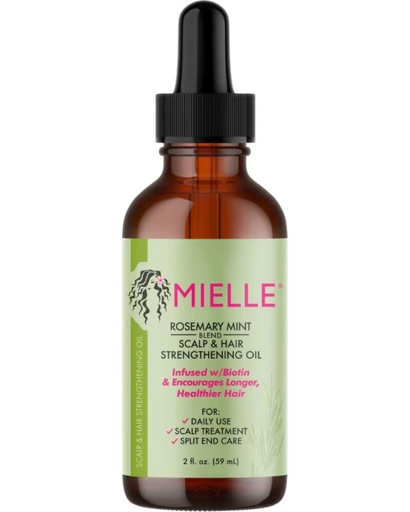 MIELLE ORGANICS Rosemary Mint Scalp and Hair Strengthening Oil 59ml