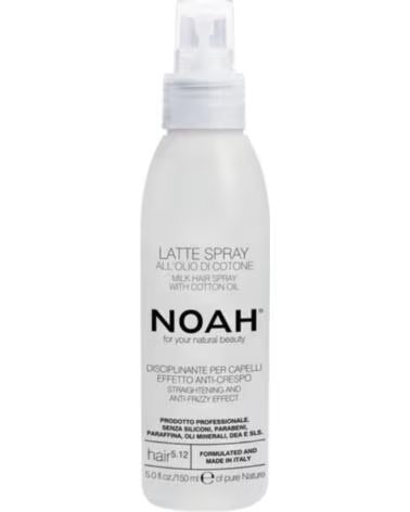 NOAH 5 12 Alisador de cabello con leche y efecto anti-encrespamiento 150ml