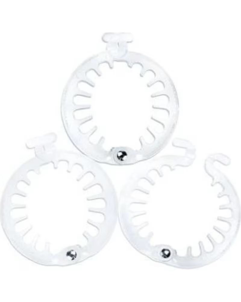 PUFFCUFF MINI CLEAR PACK 2,5 POLEGADAS 3 PÇS