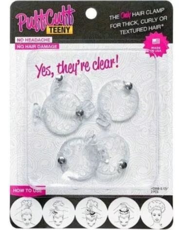 PUFFCUFF TEENY CLEAR 0,75 POLEGADAS 5 PCS