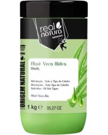 REAL NATURA MASQUE HYDRATANT ALOE VERA 1000ML