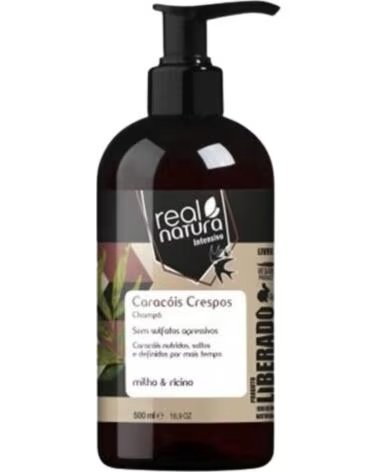 REAL NATURA CARACOIS CRESPOS SHAMPOO 500ML