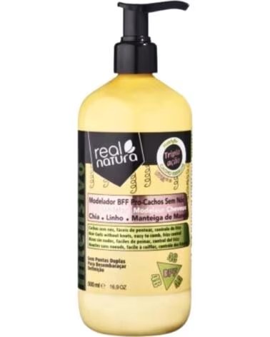 REAL NATURA PRO-CACHOS SEM NOS MODELADOR BFF 500ML