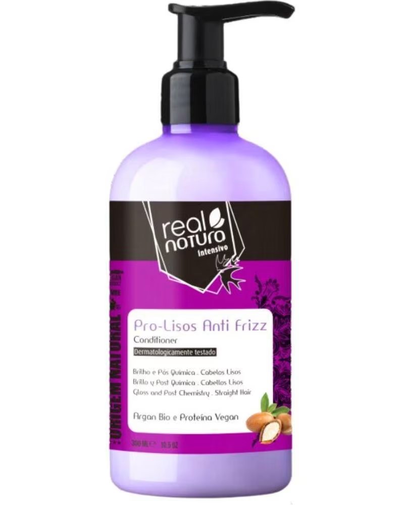 REAL NATURA Pro-Lisos Anti Frizz Argan Acondicionador 300ml