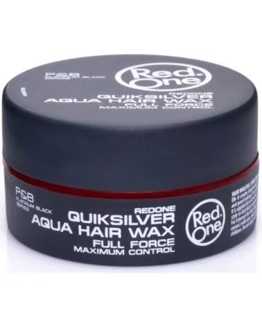 RED ONE Hair Styling Aqua Hair Gel Wax Quicksilver 150ml