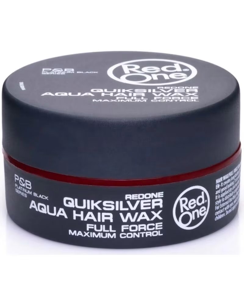 RED ONE Hair Styling Aqua Hair Gel Wax Quicksilver 150ml