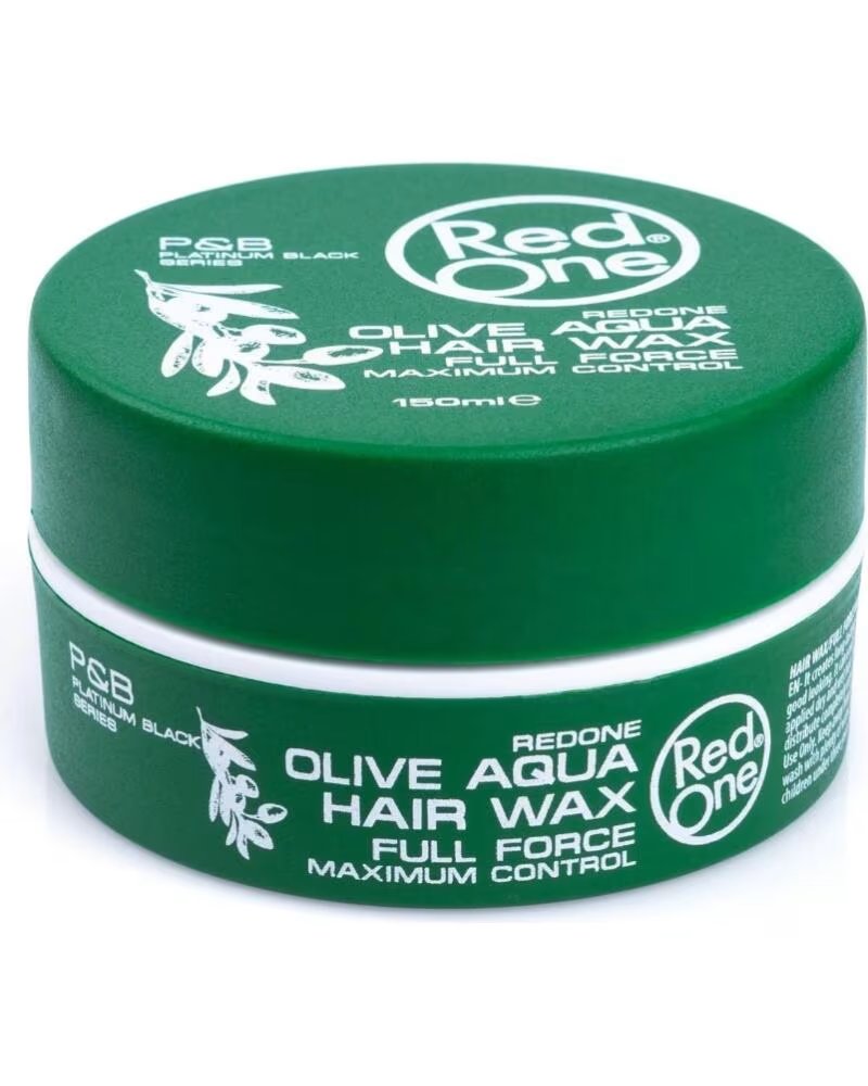 RED ONE Hair Styling Aqua Hair Gel Wax Olive 150ml