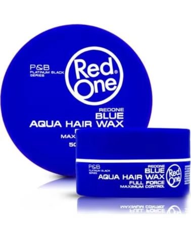RED ONE Hair Styling Aqua Hair Wax Blue 50ml