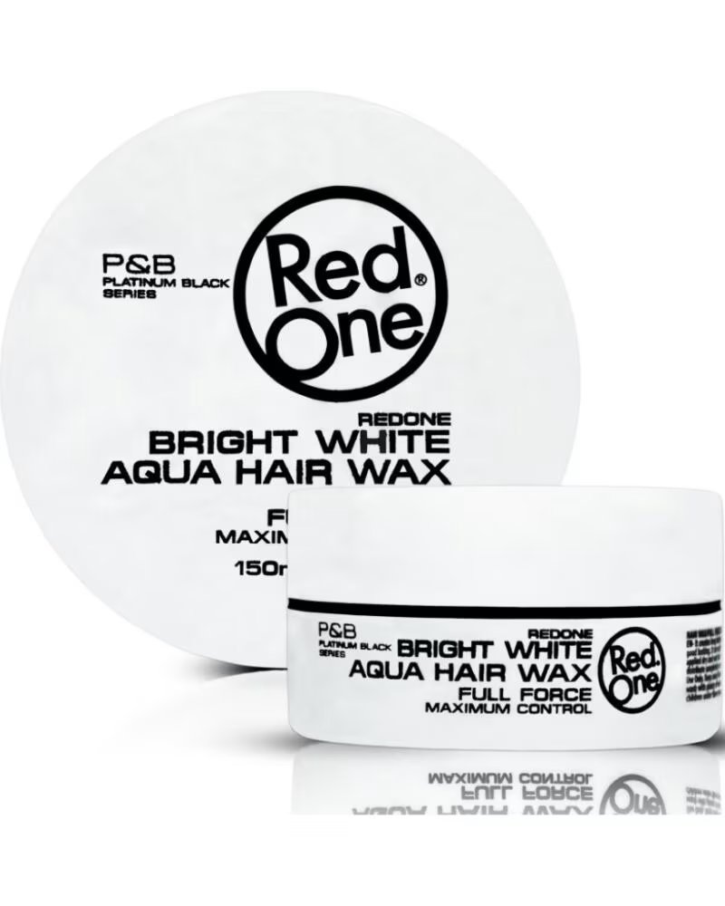 RED ONE Hair Styling Aqua Hair Wax Bright White 150ml
