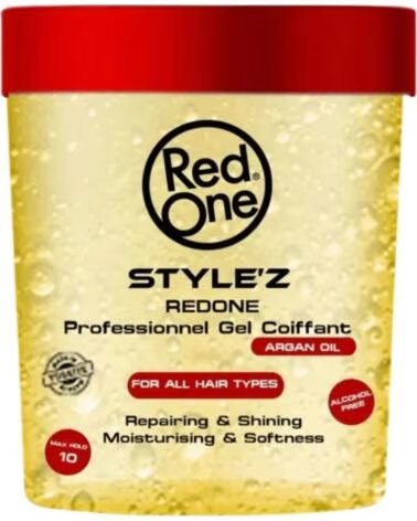RED ONE StyleZ Hair Gel Argan Oil 483ml