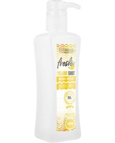SALERM COSMETICS Biokera Natura Fresh Yellow Shot Curly Cream Sin Aclarado 300ml
