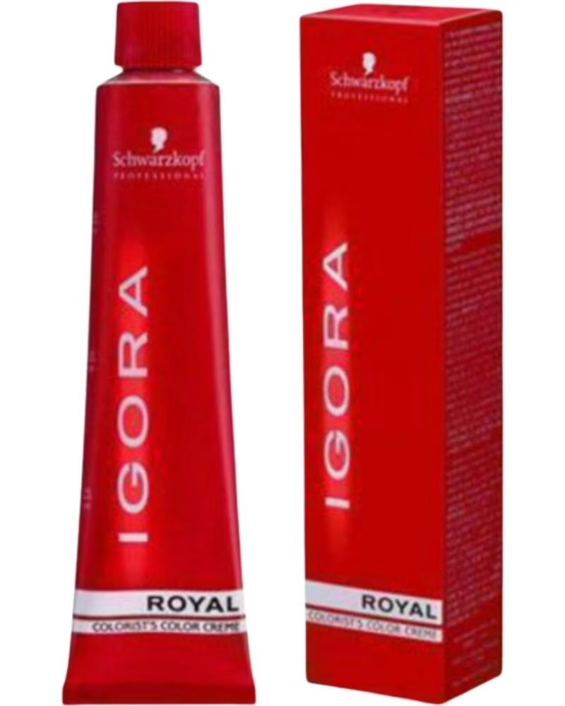 SCHWARZKOPF Professional Crema Colorante Igora Royal 60ml - 1 1 Negro Azulado