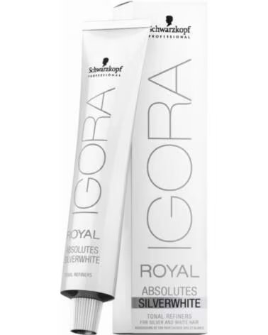 SCHWARZKOPF Professional Crema Colorante Igora Royal Absolutes Silverwhite matizador 60ml - Dove Grey