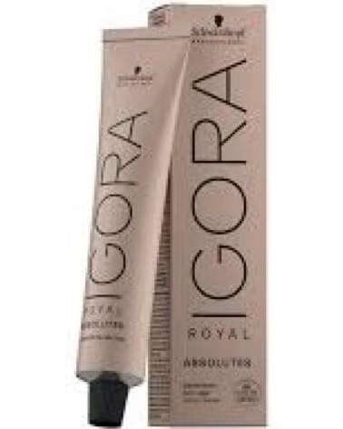 SCHWARZKOPF Professional Crema Colorante Permanente Igora Royal Absolutes 60ml - 7 50 Rubio Medio Dorado Natural