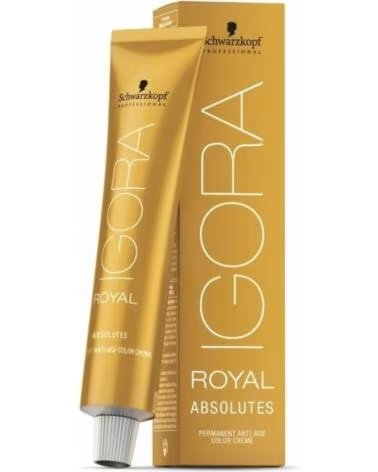 SCHWARZKOPF Professional Crema Colorante Permanente Igora Royal Absolutes 60ml - 7 05 Rubio Medio Natural Dorado