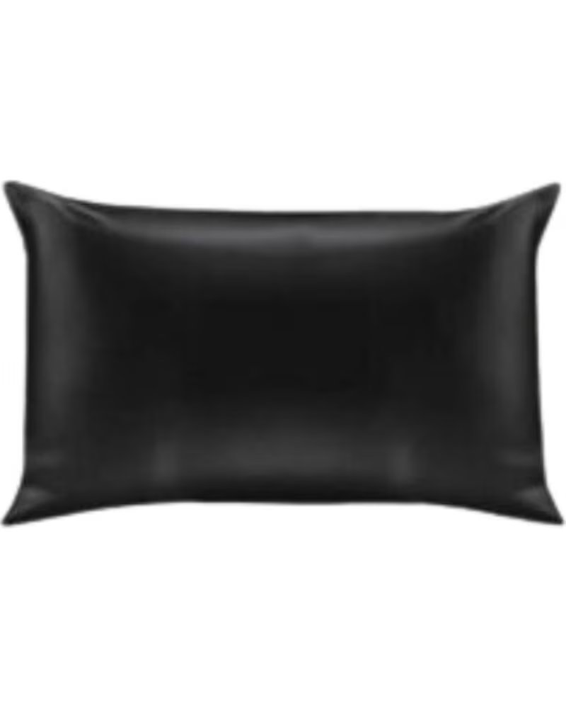 SOULTA Funda de almohada POP Negra – Anti Frizz Saten – Tamano 50×65