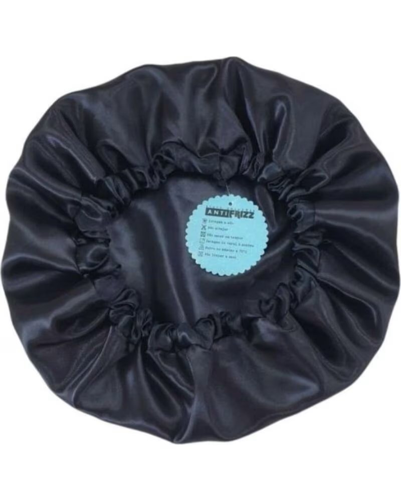 SOULTA Gorro de Saten Negro
