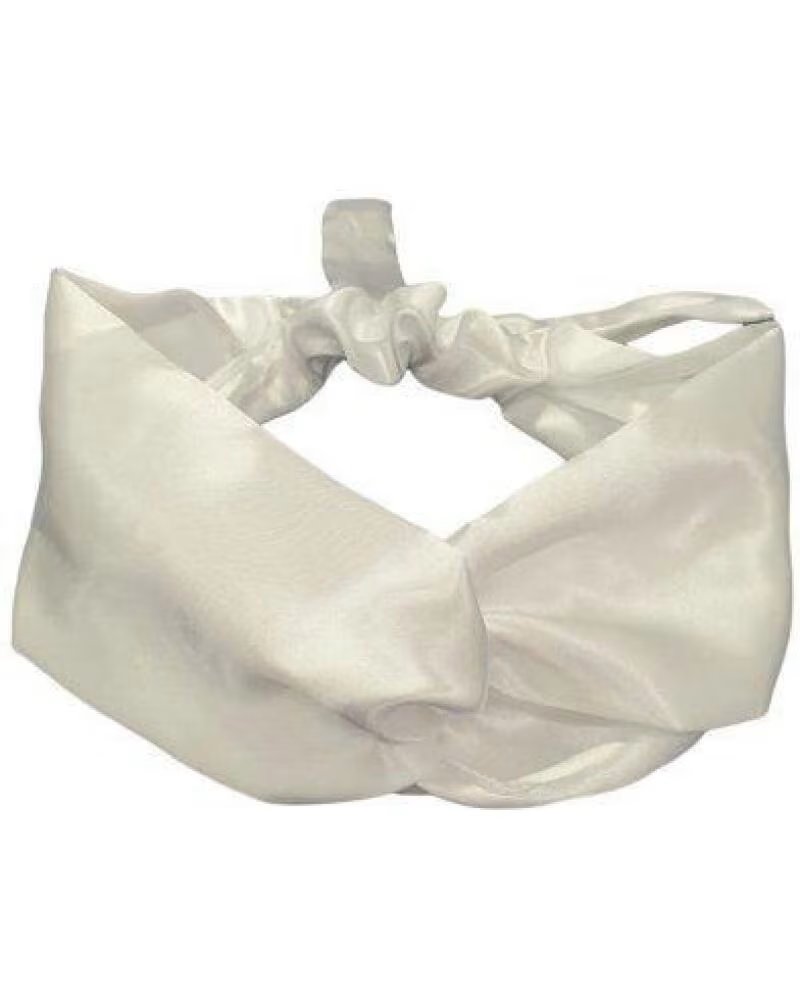 SOULTA Turbante de Saten Blanco