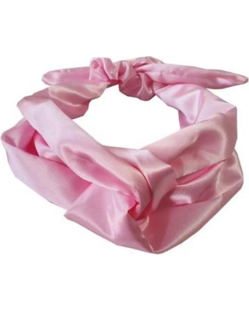 SOULTA Turbante de Saten Rosa Bebe