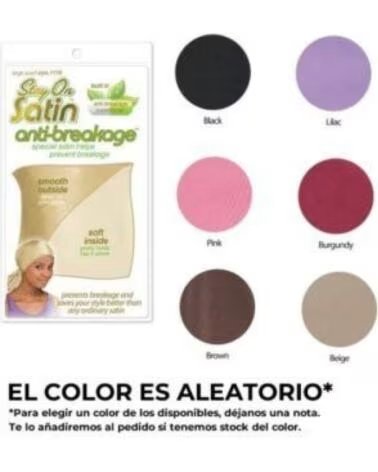 STAY ON SATIN Anti-Breakage Gorro Saten Large Scarf 7779