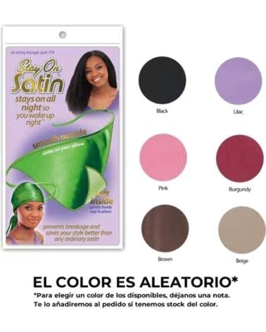 STAY ON SATIN Gorro Saten Triangle 778