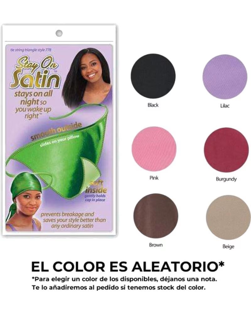 STAY ON SATIN Gorro Saten Triangle 778