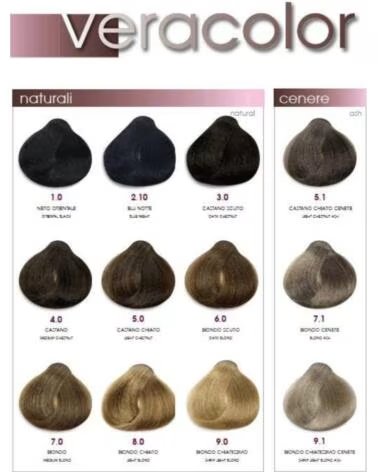 TMT MILANO Veracolor Crema Colorante Sin Amoniaco 100ml 4 5 Marron Caoba