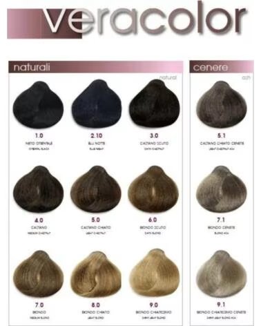 TMT MILANO Veracolor Crema Colorante Sin Amoniaco 100ml 6 2 Rubio Oscuro Violeta