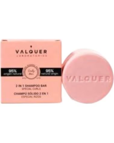 VALQUER CURL CHAMPÚ Y ACONDICIONADOR SÓLIDO 2 EN 1 70G