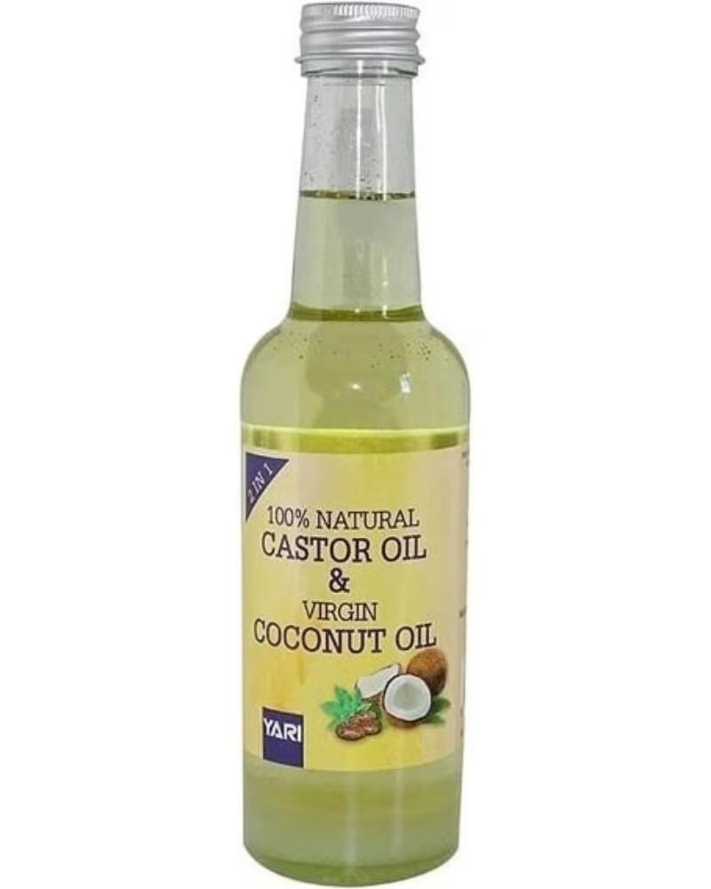 YARI Aceite de Ricino y Aceite de Coco Virgen 100 Natural 250ml