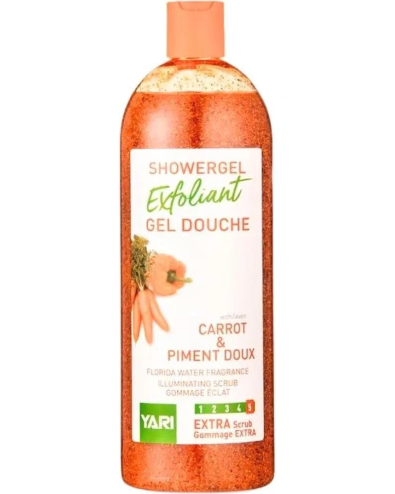 YARI Exfoliant Showergel Carrot and Piment Doux 1L