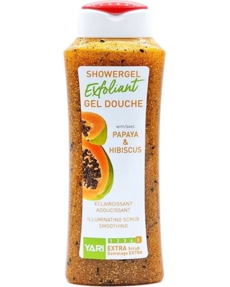 YARI Exfoliant Showergel Papaya and Hibiscus 500ml