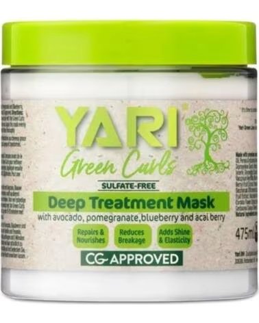YARI GREEN CURLS MASCARILLA DEEP TREATMENT MASK 475ML