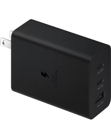 SAMSUNG Cargador duo usb tipo a 2 x usb tipo c negro 65w